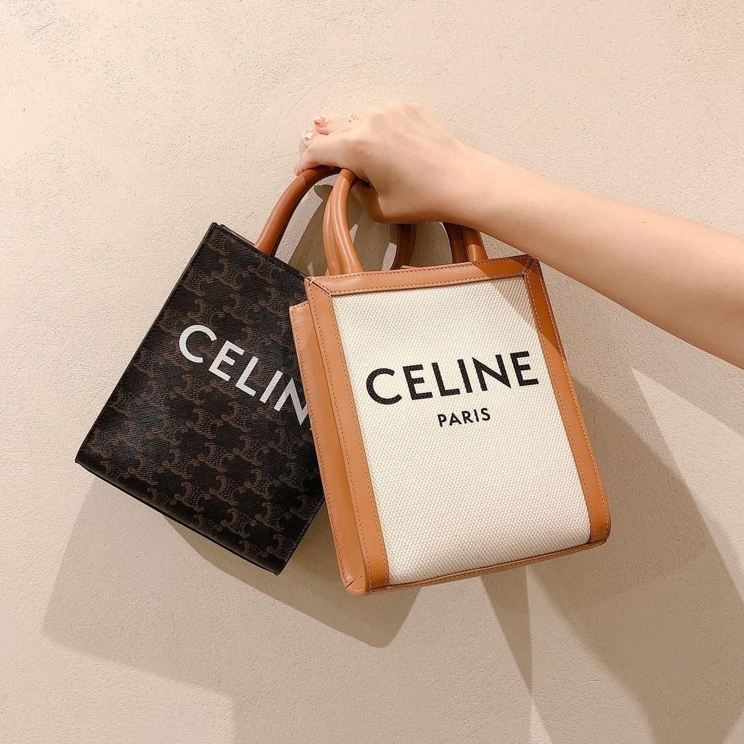 【セリーヌ】累積売上総額第1位!ミニ★バーティカル・カバ・トリオンフ-全5色