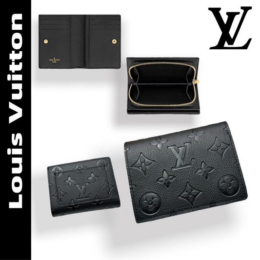 【ルイ・ヴィトン】大人気エンボス加工 短財布 洗練されたデザイン