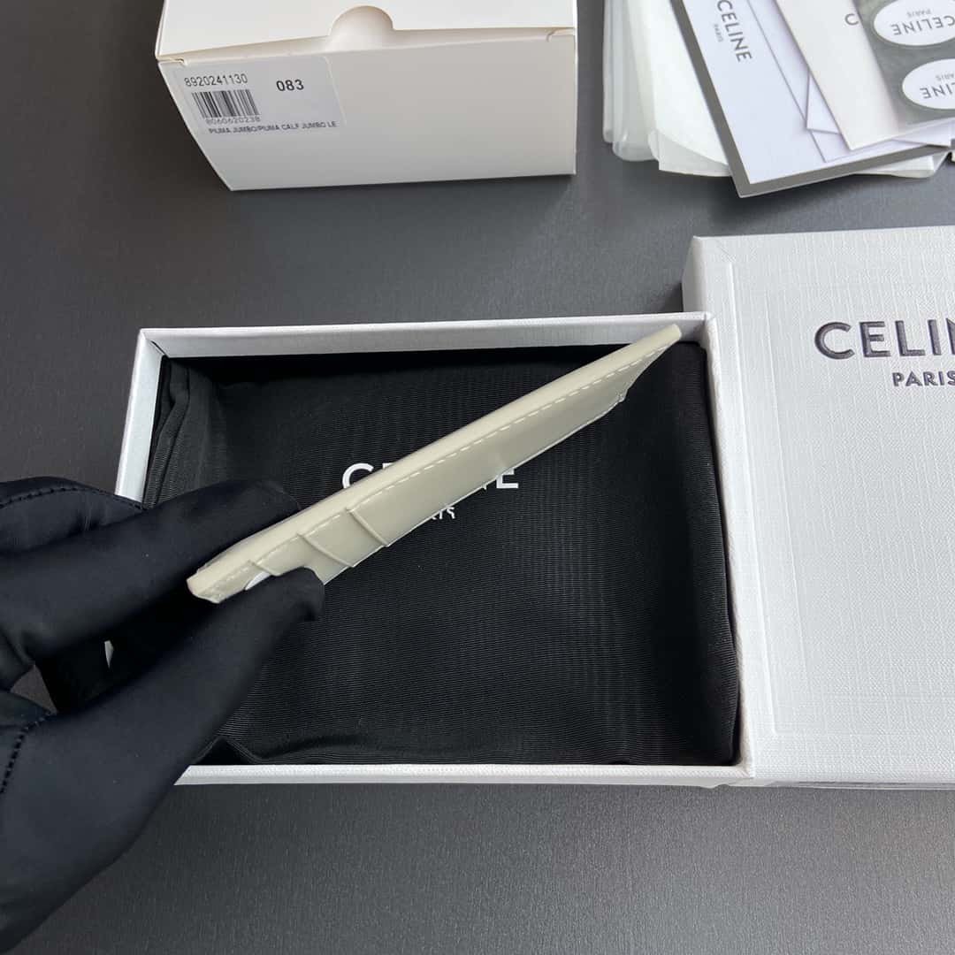 【セリーヌ】2色ギフトにも*送料込☆ ジップ付きカードホルダー トリオンフ チャーム