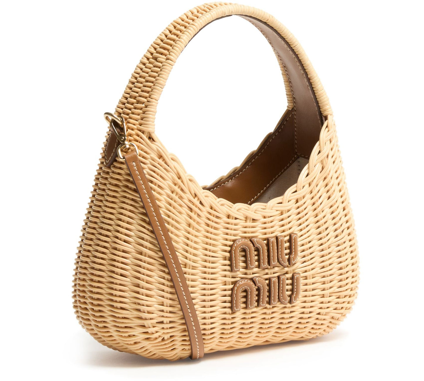 【ミュウミュウ】夏に最適☆ ミュウミュウ かごバッグ ワンダー ウィッカー