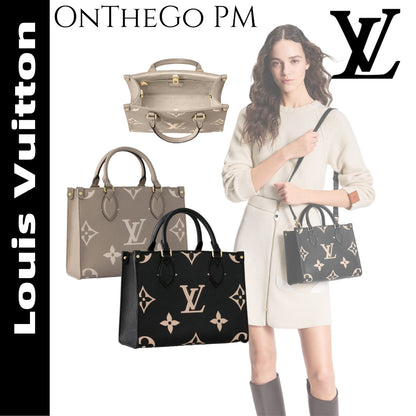 【ルイヴィトン】男女共に人気★★OnTheGo PM トートバッグ 2カラーM45659 M45779