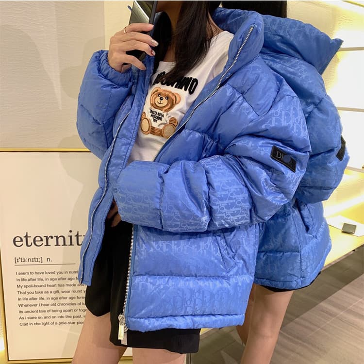 【ディオール】寒い冬に最適◆女性と男性☆立ち襟長袖 ダウン ジャケット3カラー