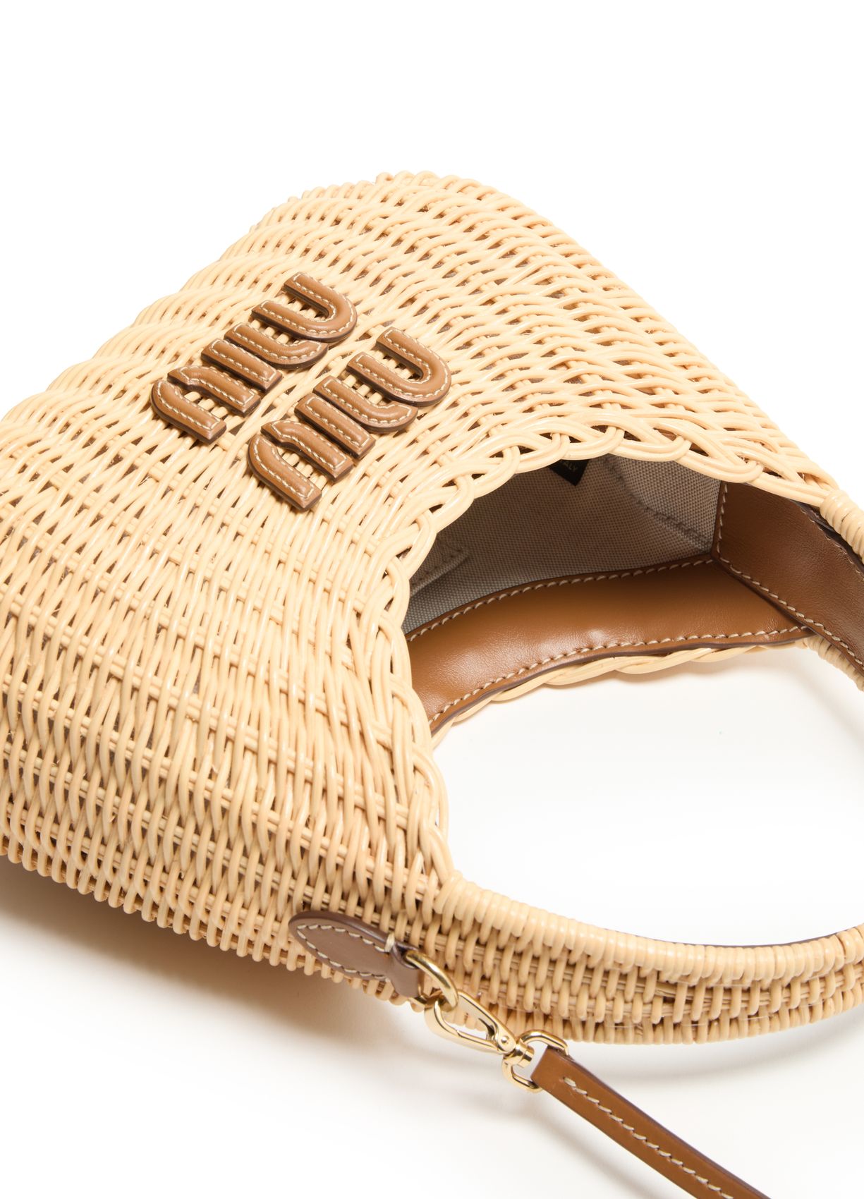 【ミュウミュウ】夏に最適☆ ミュウミュウ かごバッグ ワンダー ウィッカー